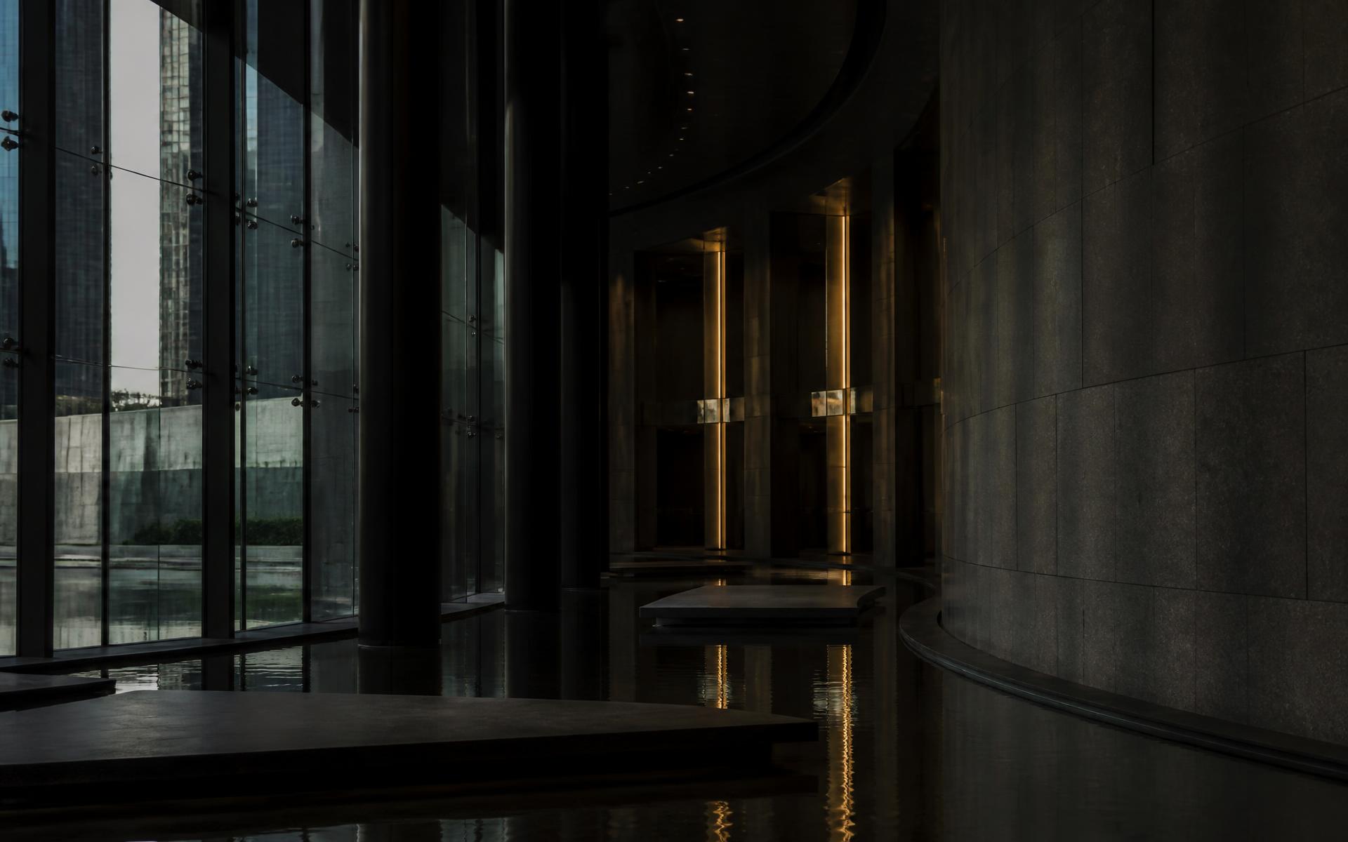 Interior of a contemporary institutional building